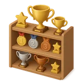 Medaillen-Symbol: Gold, Silber, Bronze für Lernerfolge