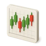 Aktienkurs-Symbol: Motivation durch steigenden Lernfortschritt