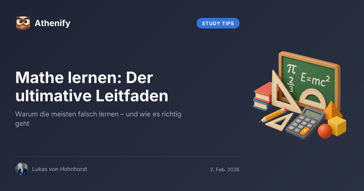 Mathe lernen: Der ultimative Leitfaden – Athenify